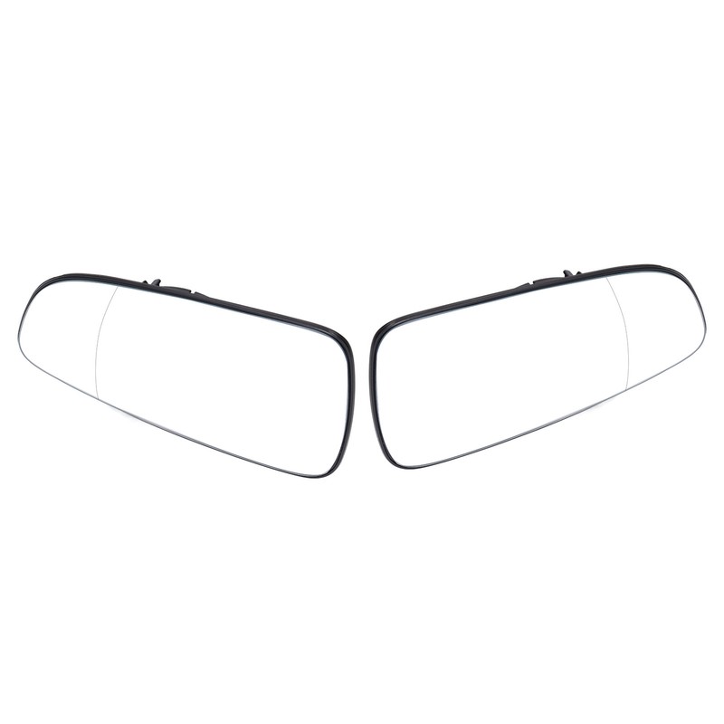 2PCS Outside Rear View Mirror Glass Left Right Self Adhesive