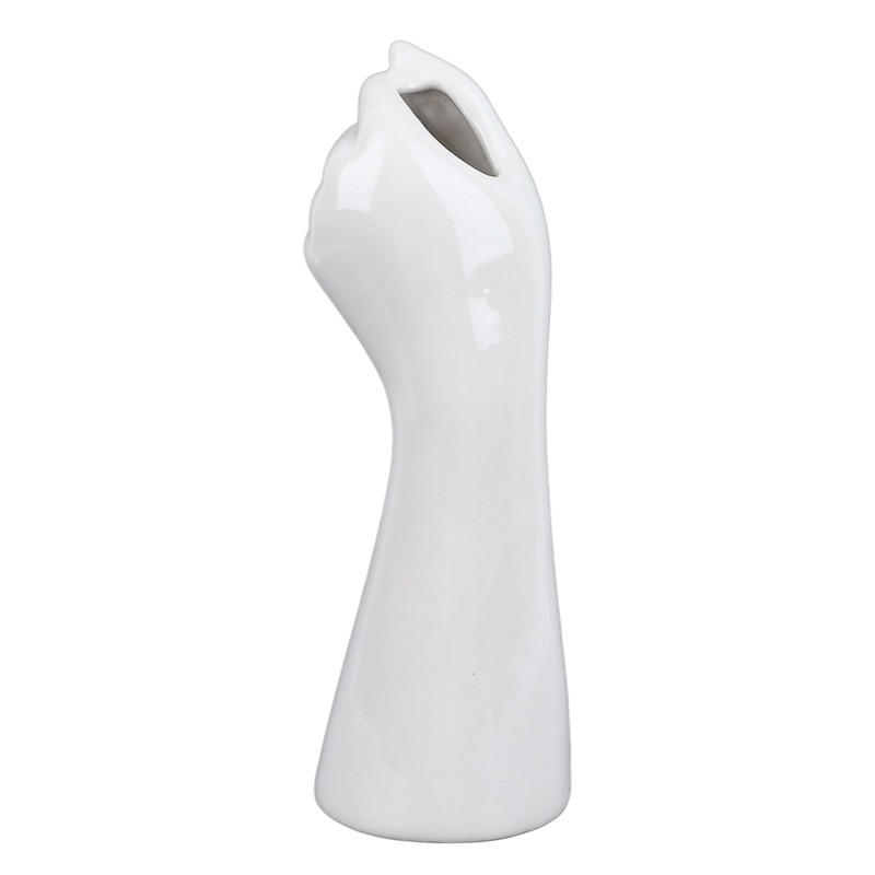 Human Body Ceramic Hand Vase Decorative Crafts Creative Living Room