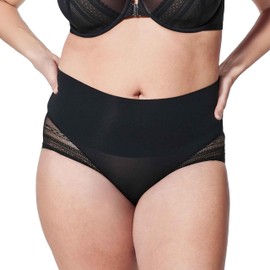 SPANX SPANXsupersmooth Undie-tectable Illusion Lace Hi-Hipster - Very Black - Large