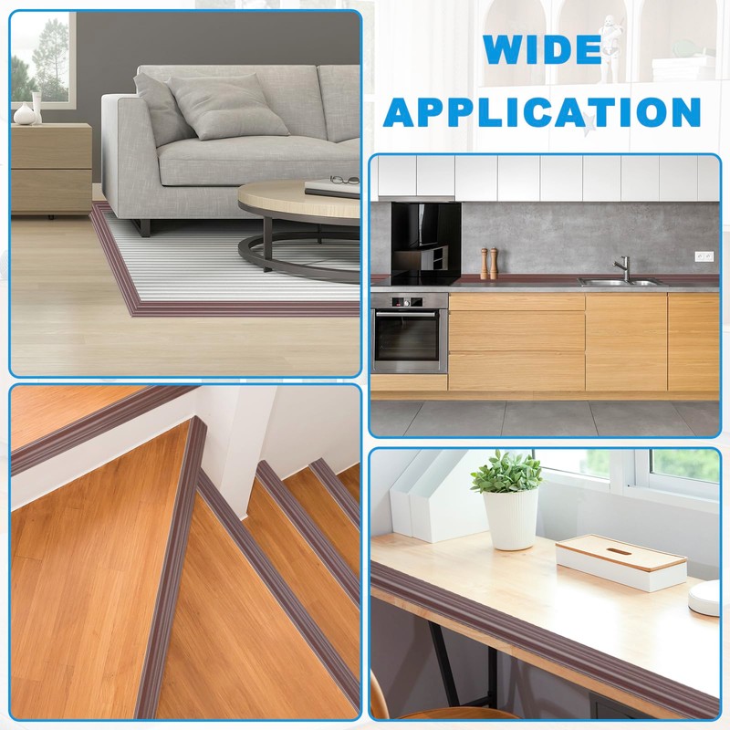 Wall Corner Protector Peel and Stick Corner Trim Molding Flexible