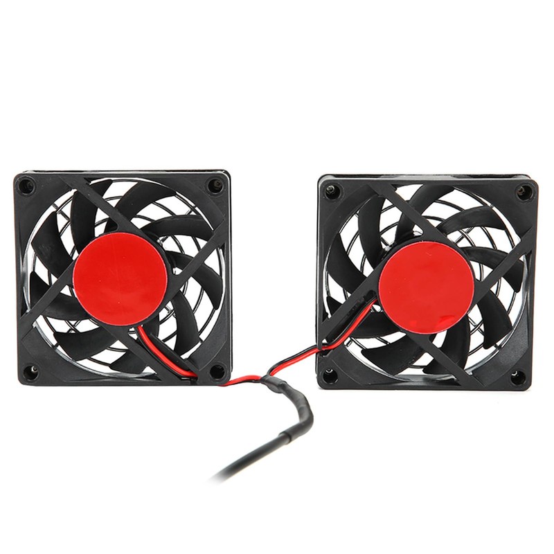 Dual Fan Router Heat Dissipation Cooler, 5V USB Computer Fan,