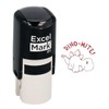 Round Teacher Stamp - Dino-MITE! - RED Ink