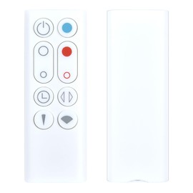 New Replacement Remote Control for Dyson Fan AM09 966538-01 (White)