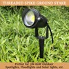 Aluminum 6 Pack Ground Stakes, 6 Inches Metal Threaded Spike