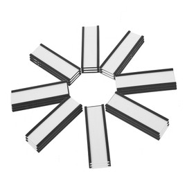 Gadpiparty 30Pcs Premium Magnetic Label Holders for Shelf Organization Label Holders for Warehouse Shelving Lockers and Machines for Tagging Names Prices and More