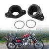Keenso Motorcycle Carburettor Interface Adapter, 2 Pieces Motorcycle Rubber Carburettor