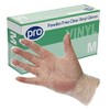 Pro Powder Free Clear Vinyl Gloves M