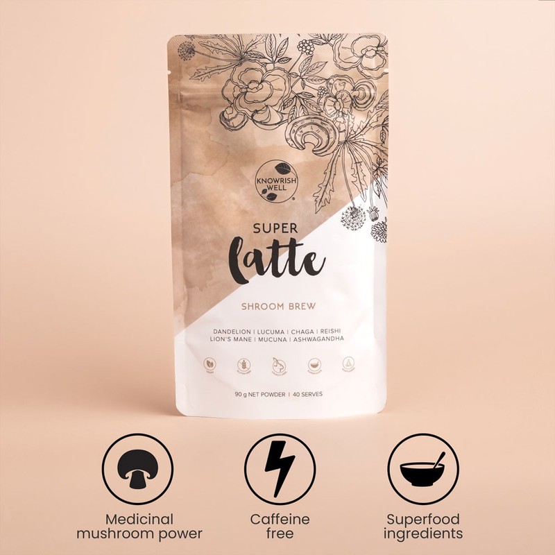 Knowrish Well-Shroom Brew Super Latte 90g