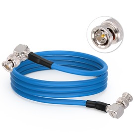 Superbat SDI Cable 1 m 3G/6G/12G BNC Cable 75ohm Belden 1694A Cable Male to Male (Both Right Angle) Cable for HD Camera CCTV Monitor SDI Video Equipment HD-SDI/3G-SDI/6G-SDI/127-SDI/4K/8K