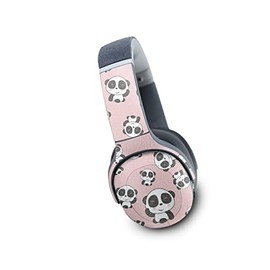 MightySkins Glossy Glitter Skin Compatible with Skullcandy Crusher Evo Wireless - Panda Hello | Protective, Durable High-Gloss Glitter Finish | Easy to Apply | Made in The USA