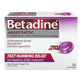 Betadine Anaesthetic Lozenges (Berry) X 16