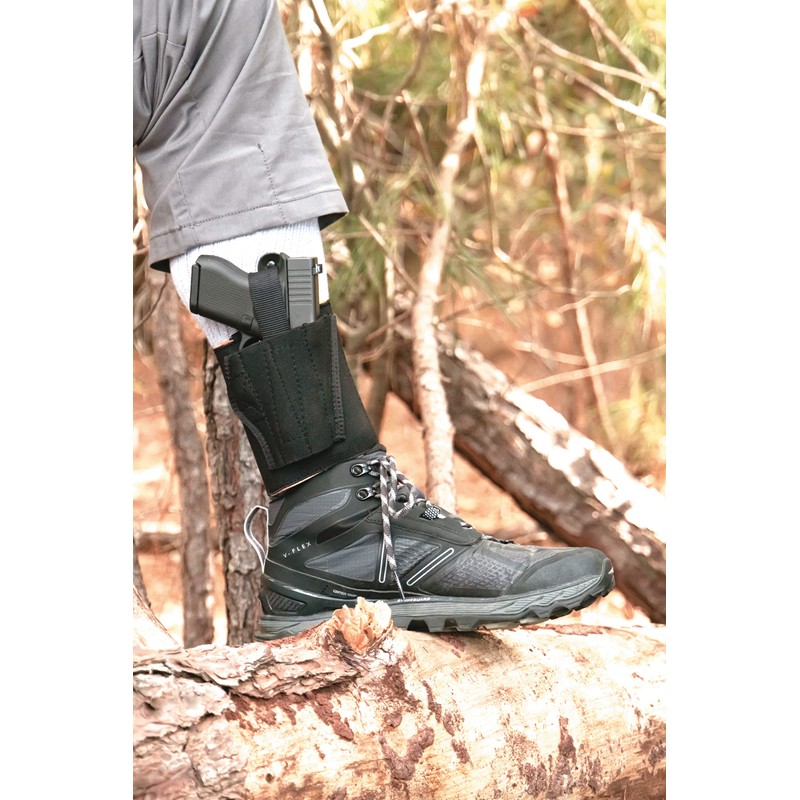 DeSantis Apache Ankle Rig - Concealed Ankle Holster, Elastic Ankle