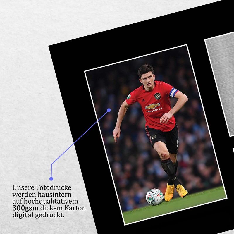 HWC Trading Harry Maguire - Printed Autograph for Fans and
