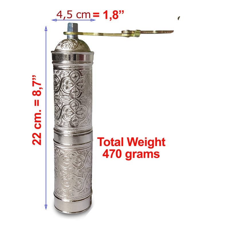 Manual Coffee Grinder, Refillable Turkish Coffee Grinder, Pepper Grinder, Manual