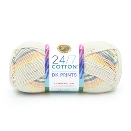 Lion Brand Yarn 24/7 Cotton Dk Yarn, 1 Pack, Seaglass
