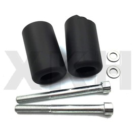 XKMT-No Cut Frame Slider Protector Compatible With 2002 2003 Kawasaki Zx9R Zx-9R Zx 9R Black [B0113EP85S]