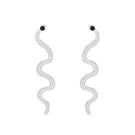 BSLVWG Vintage Snake Stud Earring Punk Snake Stud Earrings Snake Dangle Earrings Pierced Earrings Animal Jewellery for Women Girls, Alloy Steel