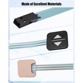 Range Hood Switch Touchpad Fit for GE Range Vent Hood Replace WB24X10115 1086006 AH953533 EA953533 PS953533 LP14559 WB07X11200