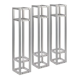 Fetcoi DJ Square Box Truss, 3 Packs Trussing Segment Kit, DJ Lighting Truss TV Mount Stand Stage/Club DJ Lighting Truss Tower Totem, 39.37" x 7.87" x 7.78"