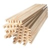 CHROMACRAFT Pack of 100 flat wooden strips, DIY craft materials,