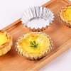 KDDOM 10 Pcs Stainless Steel Mini Tart/Pie Pans Reusable Tartlet