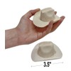 12 Mini Sombrero Vaquero Rodeo de 8.5cm