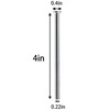 MEETOOT 4PCS 4 Inch Stainless Steel Straight Hinge Pin for