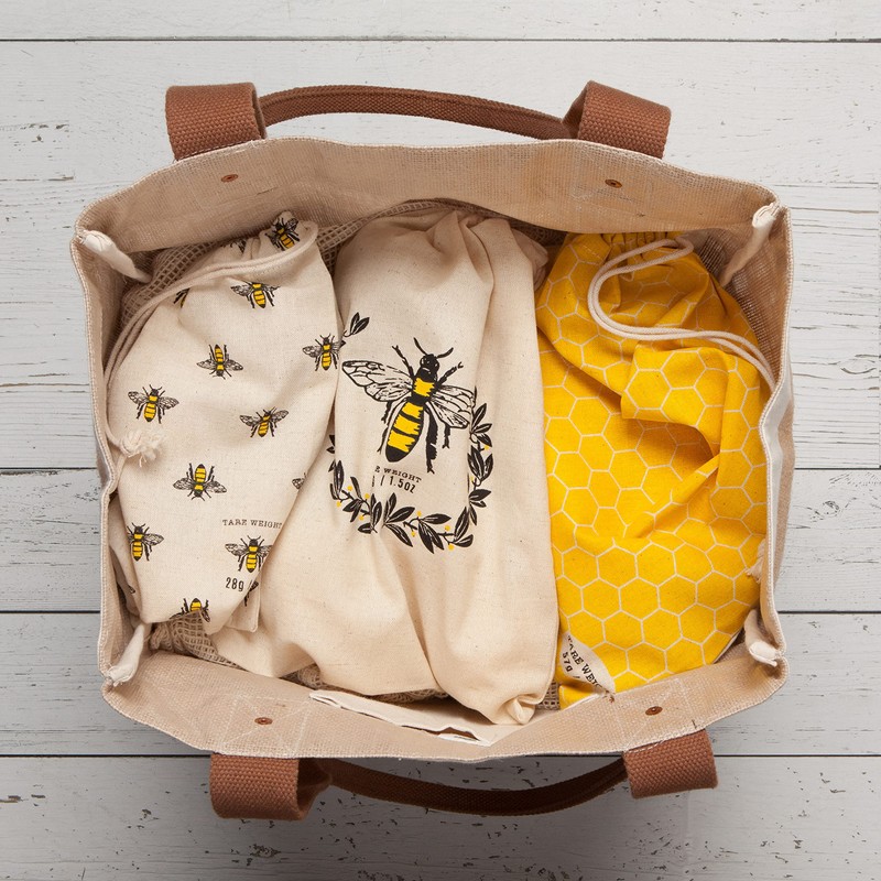 NOW DESIGNS Busy Bee Produce Bags 3 Count, 3 CT