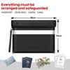 Upgraded Fireproof & Water Resistant Document Bag,(28x19cm) Fireproof Bag for