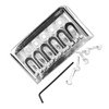 Fixed Hardtail Guitar Bridge U Shape Saddle Bridge Replacement Metal