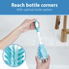 Dr. Brown's Deluxe Bottle Brush for Cleaning Baby Bottles, Nipples,