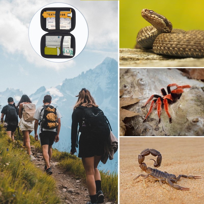 Snake Bite Kit for Humans,Rattlesnake Bite Kit,Bee Sting Kit, Venom
