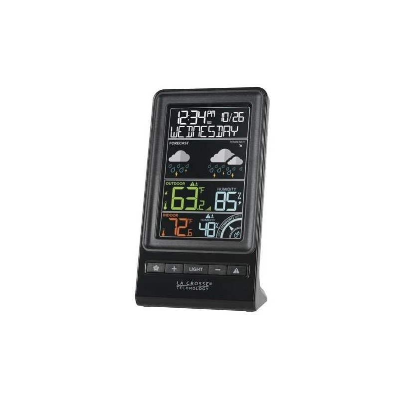 La Crosse Technology Wireless Digital Forecast Weather Station Outdoor Temperature