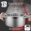 Duxtop Professional Stainless Steel Cookware Induction Ready Impact-bonded Technology (4.2Qt