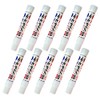Sakura Crepas Permanent Pens, Solid Markers, SC-P#50 (10), White, 10