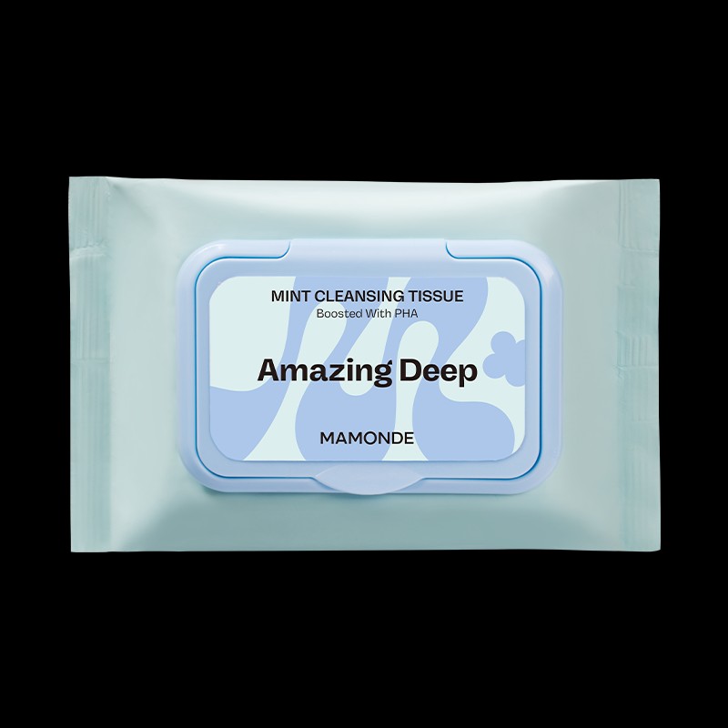 Mamonde [마몽드]어메이징 딥 민트 클렌징 티슈 [Mamonde] Amazing Deep Mint