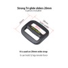 Ahijklmn Plastic Buckles,Plastic Side Release Buckle clips + Plastic Tri