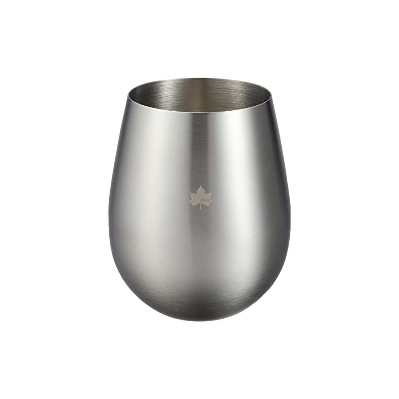 LOGOS 81285190 Stainless Steel Tumbler, Silver, Approx. Diameter 3.5 x