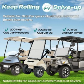 Drive-up Club Car Front Wheel Hub Assembly with Bearings for 2003-Up DS Precedent 2018-up Tempo Gas or Electric, Replaces OEM 102357701