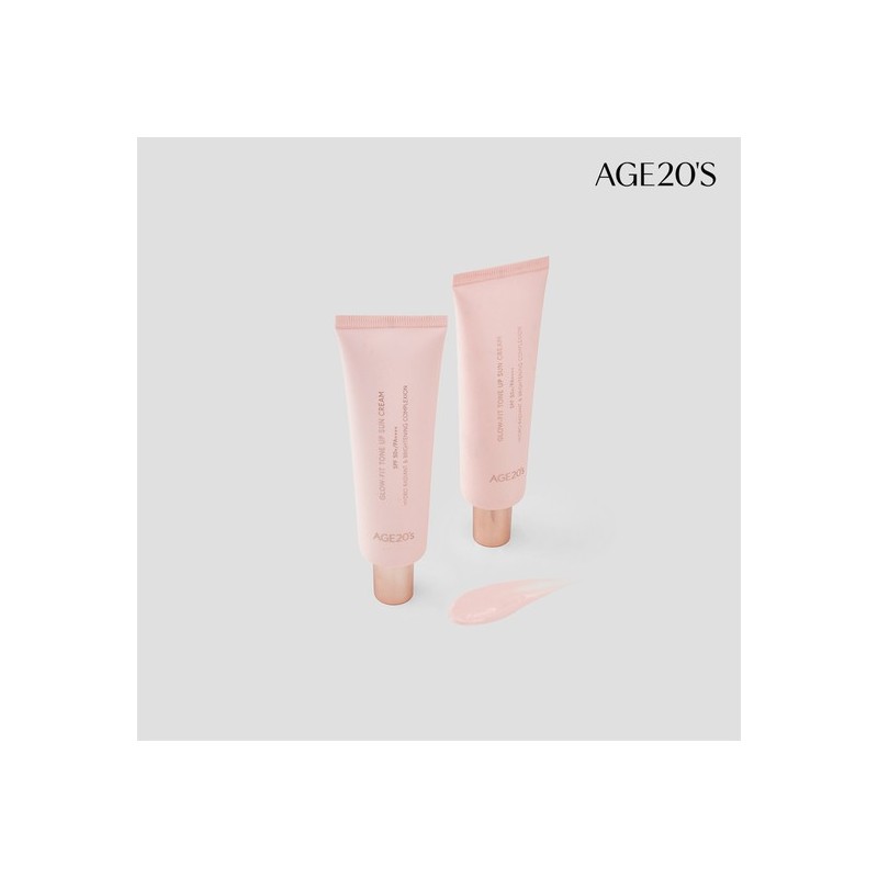 AGE20'S Glow Fit Tone-Up Sun Cream x 2 (SPF50+ PA++++)