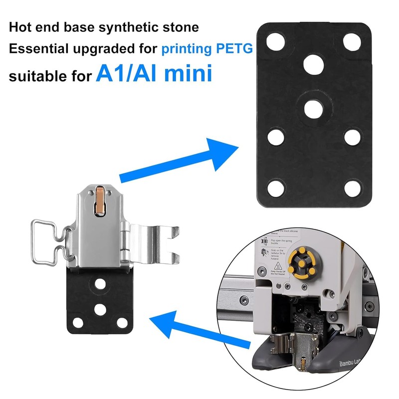 3D Printer Accessories Hotend Heating Assembly for A1/ A1 Mini: