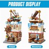 FULHOLPE Street View Nautical House Building Blocks, 380Pcs Architecture Model