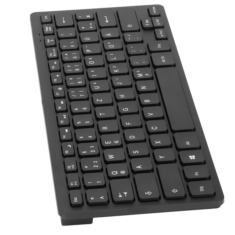 Computer Keyboards Ergonomic Design UltraThin Mini Durable Wired 78 Keys