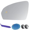 EAP Driver Side Mirror Glass Compatible with Volkswagen Taos 2022-2025,