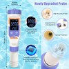 7-in-1 Digital Pool Water Tester – Chlorine, pH,Salt,ORP, EC, TDS&Temp