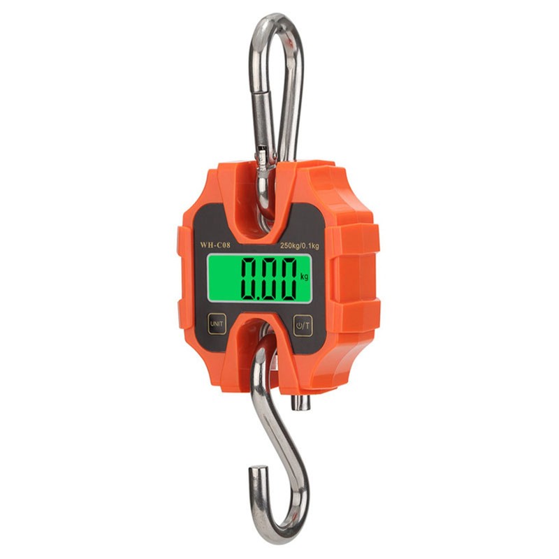 Hanging Scale LCD Display Crane Scale Waterproof Weighing Tool for