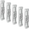 IRONTITE® 5pc Galvanised Turn Button Latch 63mm (2.5") Turn Buttons,