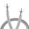 Pair of Flexible Pipes for Bathroom/Kitchen/Toilet Taps British Standard Pipe