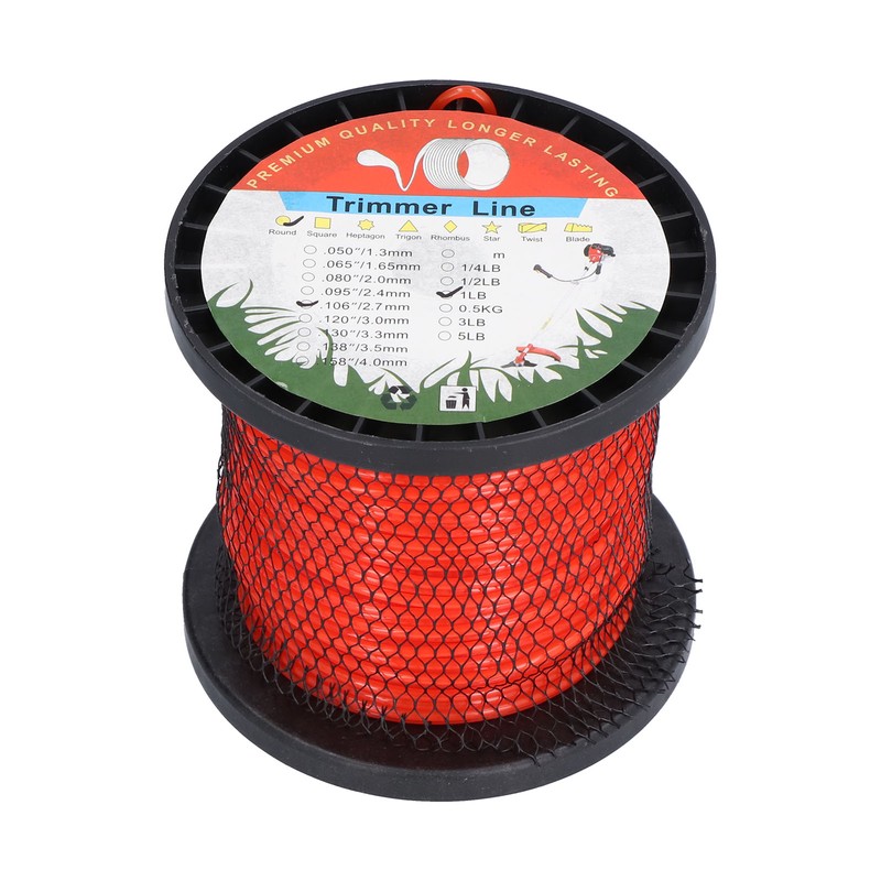 2.7mm Trimmer Line Round Nylon 1LB Round Heavy Duty Grass