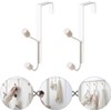 Ganchos Multiusos para Puerta Ipetboom 2 pzas – Hierro Blanco